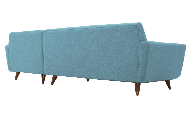 

Диван Bliss Sectional синего цвета