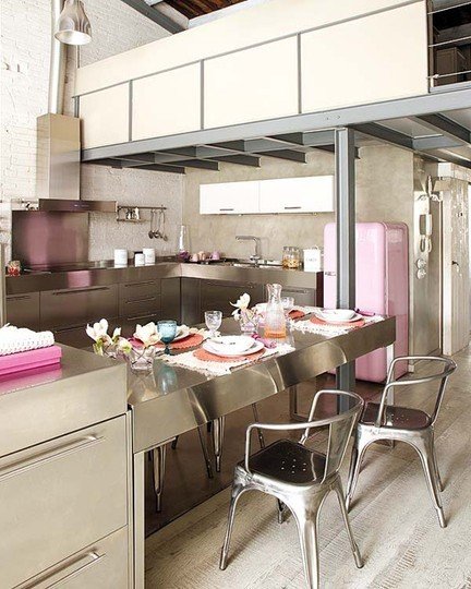 Фотография: Кухня и столовая в стиле Прованс и Кантри, Современный, Хай-тек – фото на INMYROOM