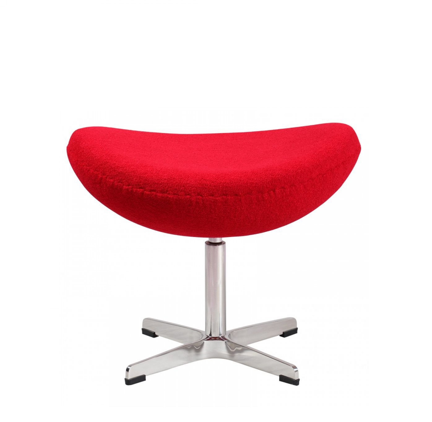 

Оттоманка Egg Ottoman красная кашемир