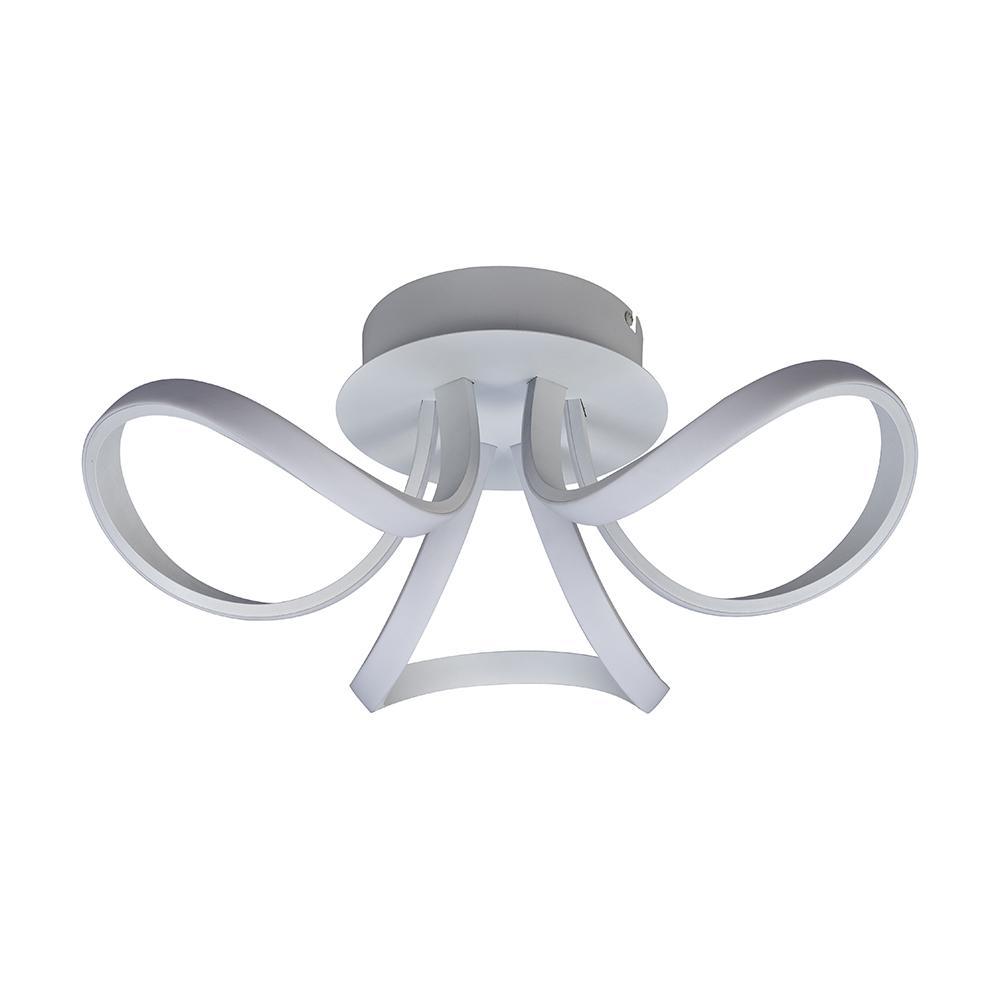 

Потолочная светодиодная люстра Knot Led белого цвета