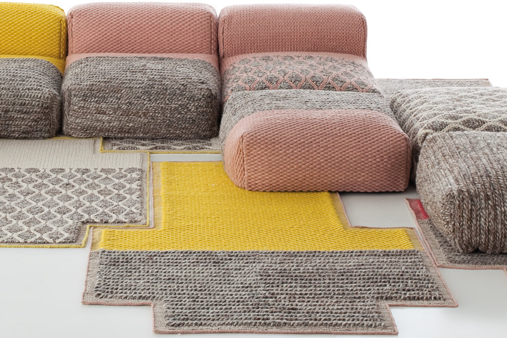 

Ковер Plait Big розовый 160x250