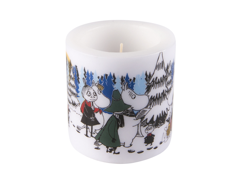 

Свеча Moomin зимний лес из парафина