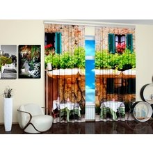 Шторы с фотопечатью: Летнее кафе Шторы с фотопечатью: Летнее кафе