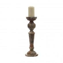 Подсвечник TURNED MANGO WOOD PILLAR HOLDER - MEDIUM Подсвечник TURNED MANGO WOOD PILLAR HOLDER - MEDIUM