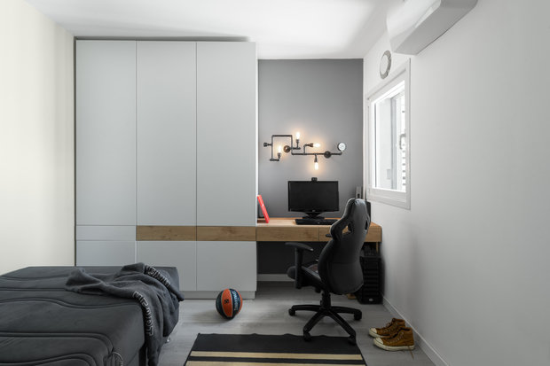 маленькая комната в минималистическом стиле