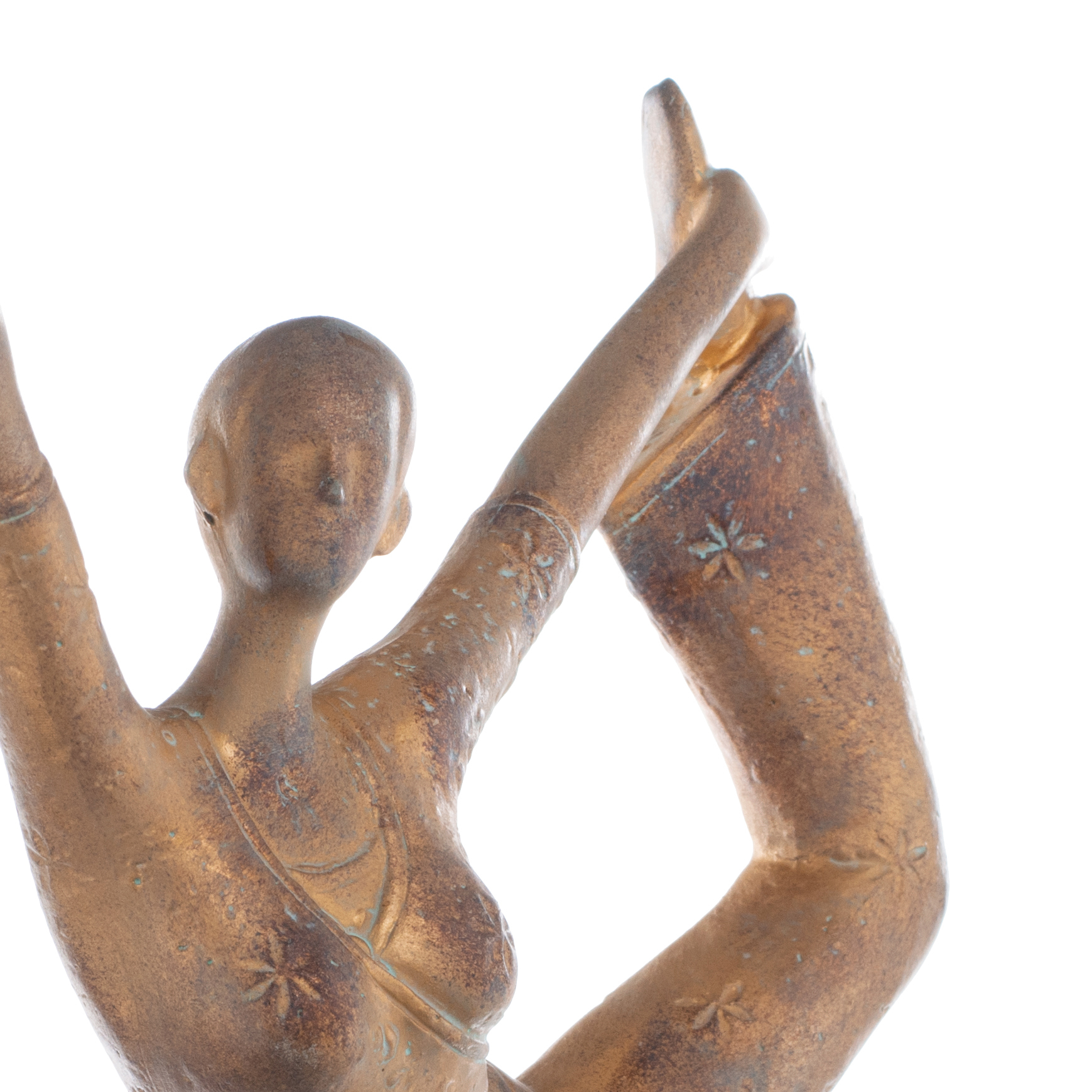 

Набор из декоративных фигур золотого цвета