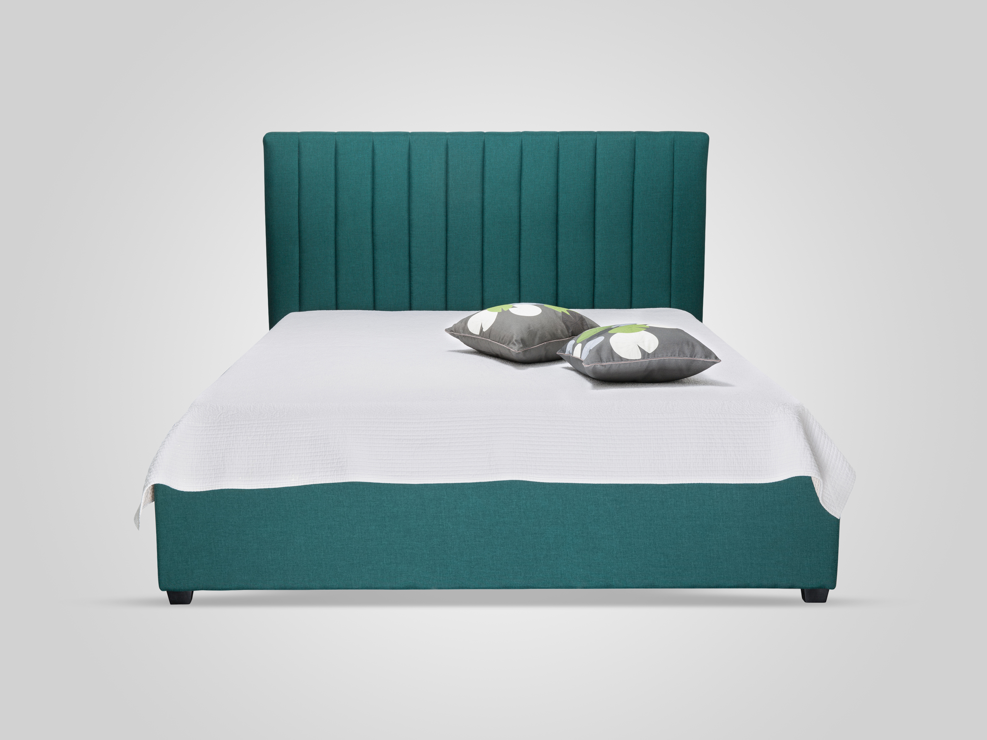 Кровать Maxwell зеленого цвета 200х200 с подъёмным механизмом