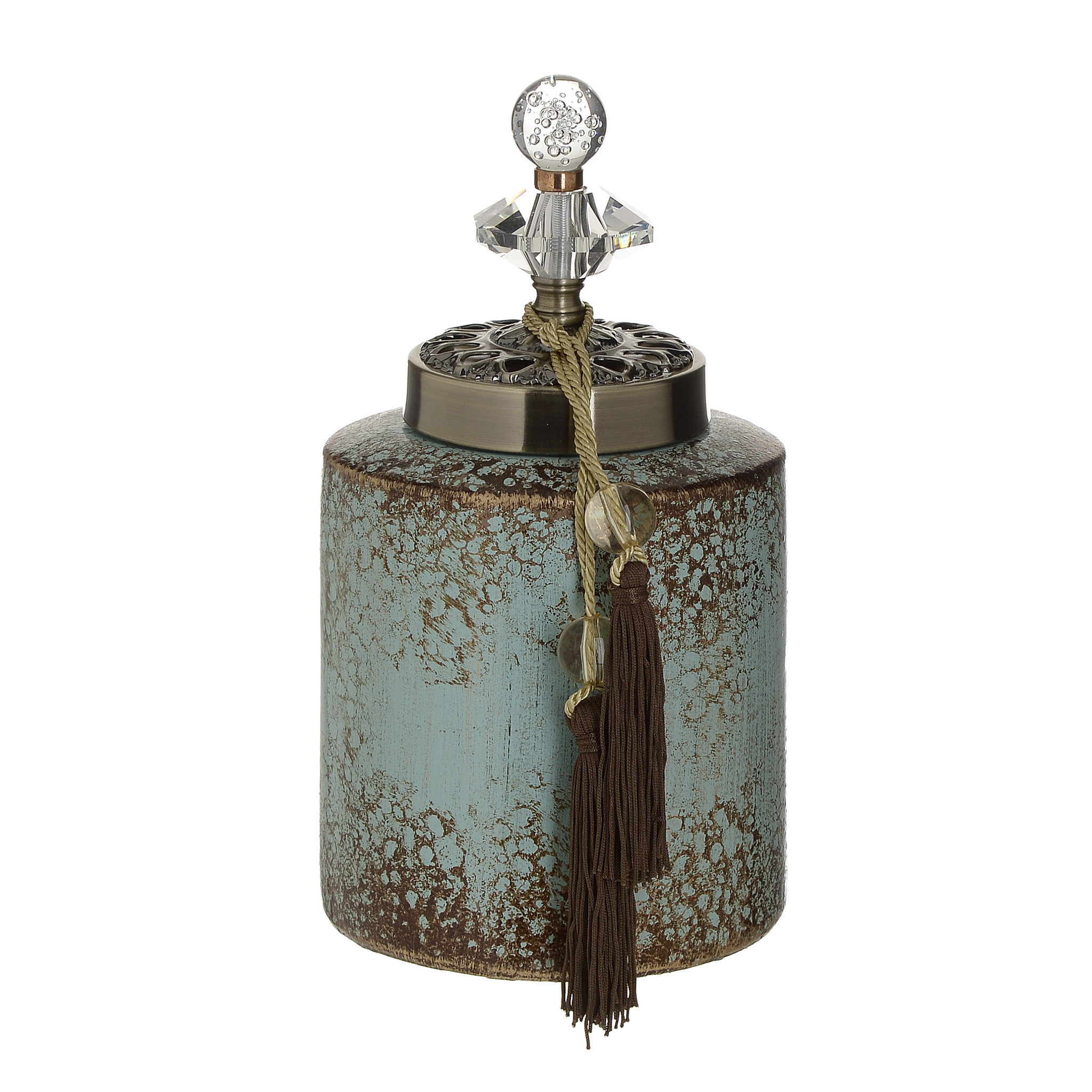 

Ваза с крышкой зеленого цвета