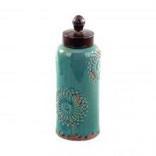 Банка с крышкой Turquoise Mehndi Stoneware Lidded Jar Банка с крышкой Turquoise Mehndi Stoneware Lidded Jar