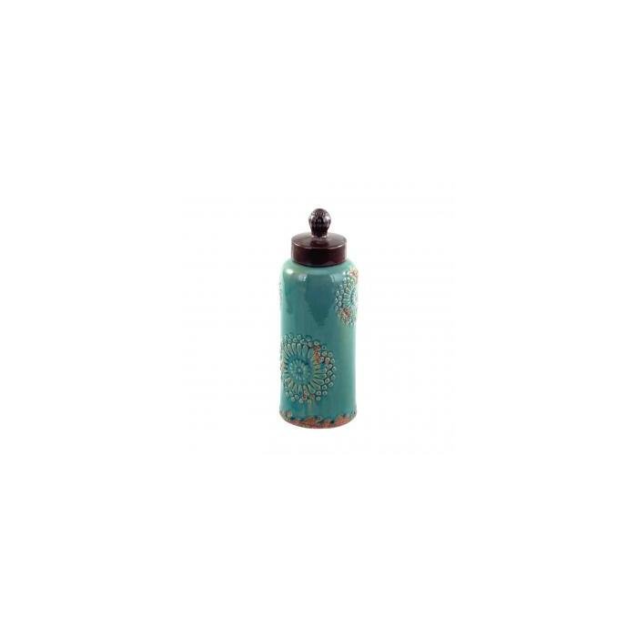 Банка с крышкой Turquoise Mehndi Stoneware Lidded Jar Банка с крышкой Turquoise Mehndi Stoneware Lidded Jar