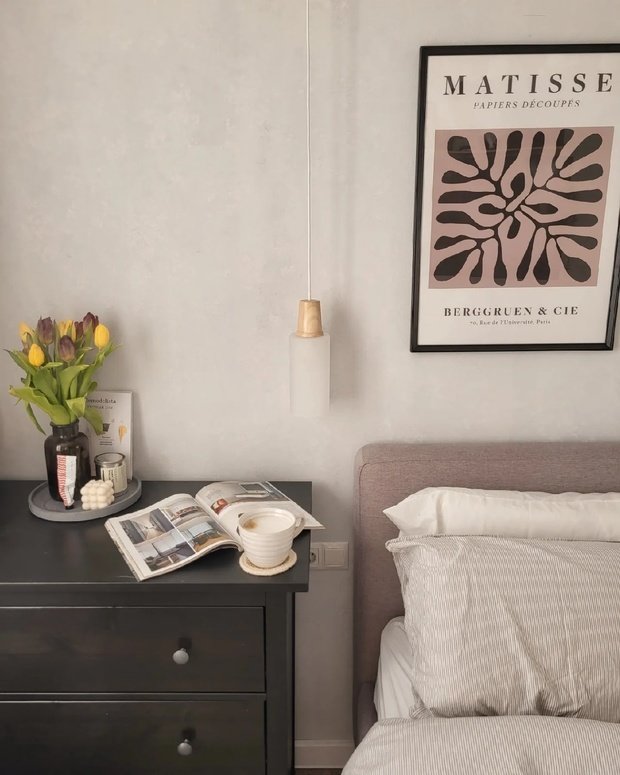 Фотография: Спальня в стиле Скандинавский, Ремонт на практике, Панельный дом – фото на INMYROOM