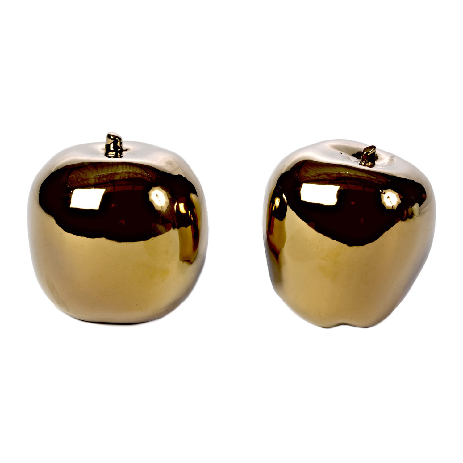 

Комплект из двух декоров Apple Gold золотого цвета