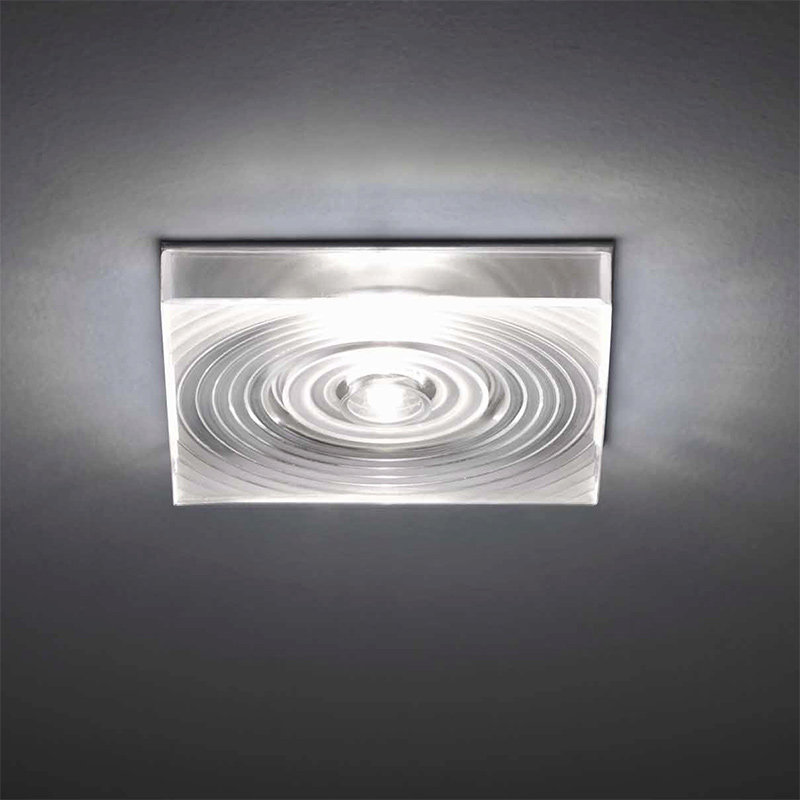 

Встраиваемый светильник Fabbian Light Panel из фактурного прозрачного стекла