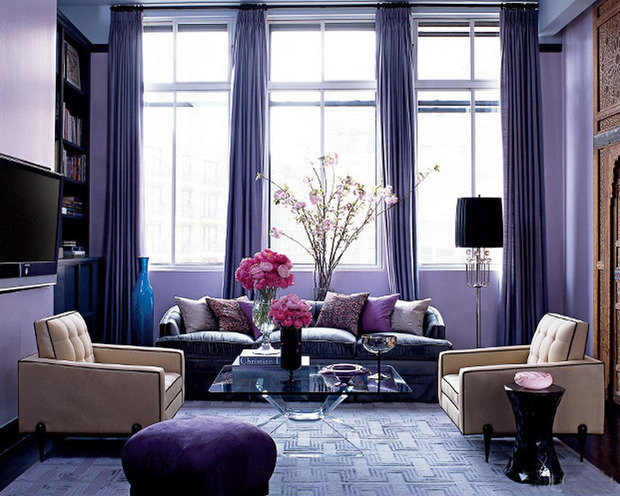 Фото из портфолио Фиолетовый цвет – фотографии дизайна интерьеров на INMYROOM