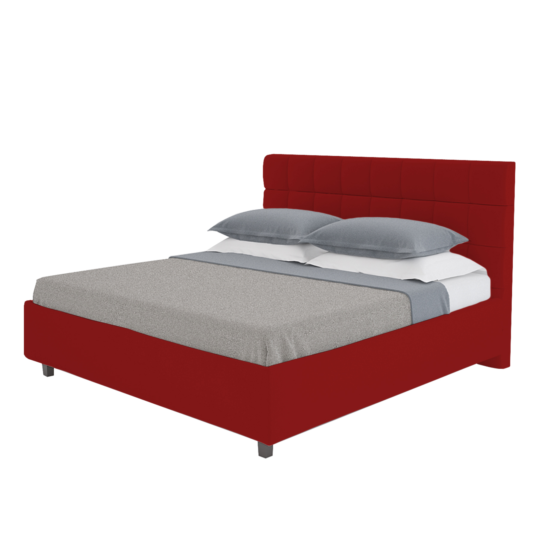 

Кровать Wales красная 200х200