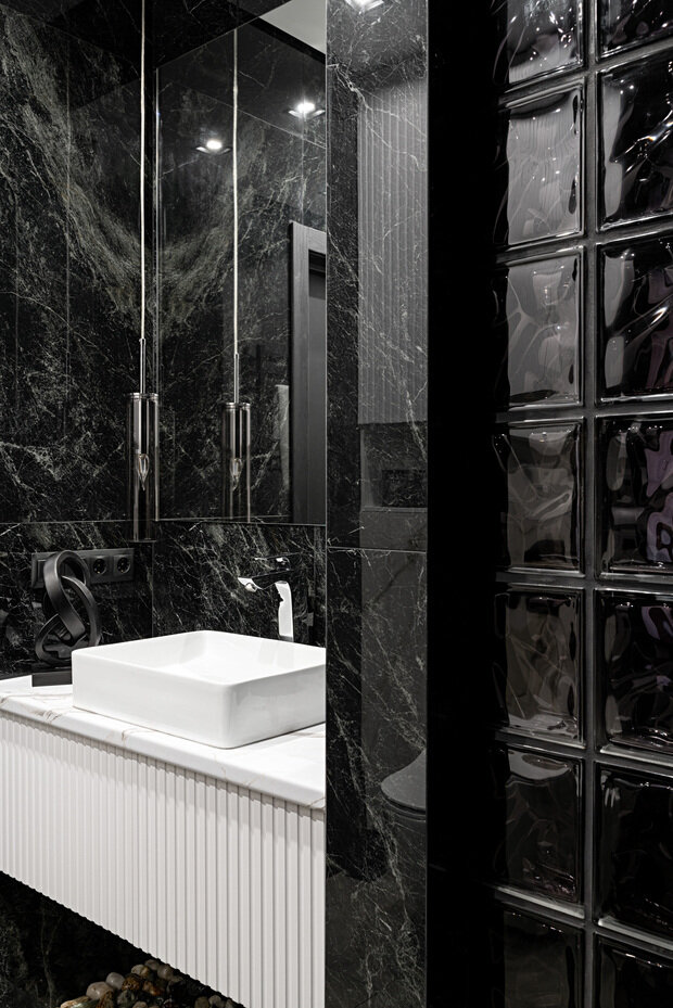Фотография: Ванная в стиле Современный, Квартира, Проект недели, 2 комнаты, 40-60 метров – фото на INMYROOM