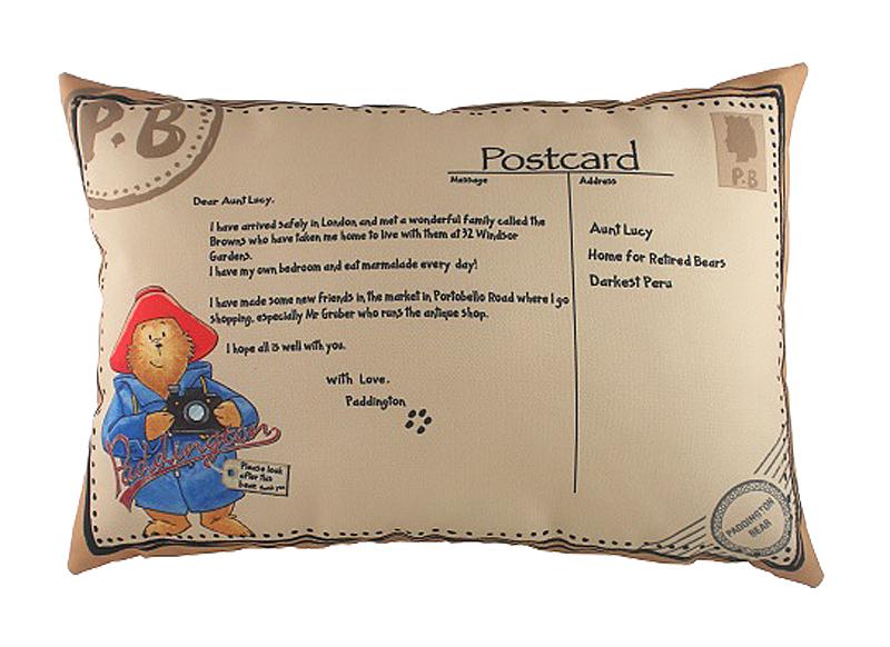 

Подушка с принтом Paddington Postcard