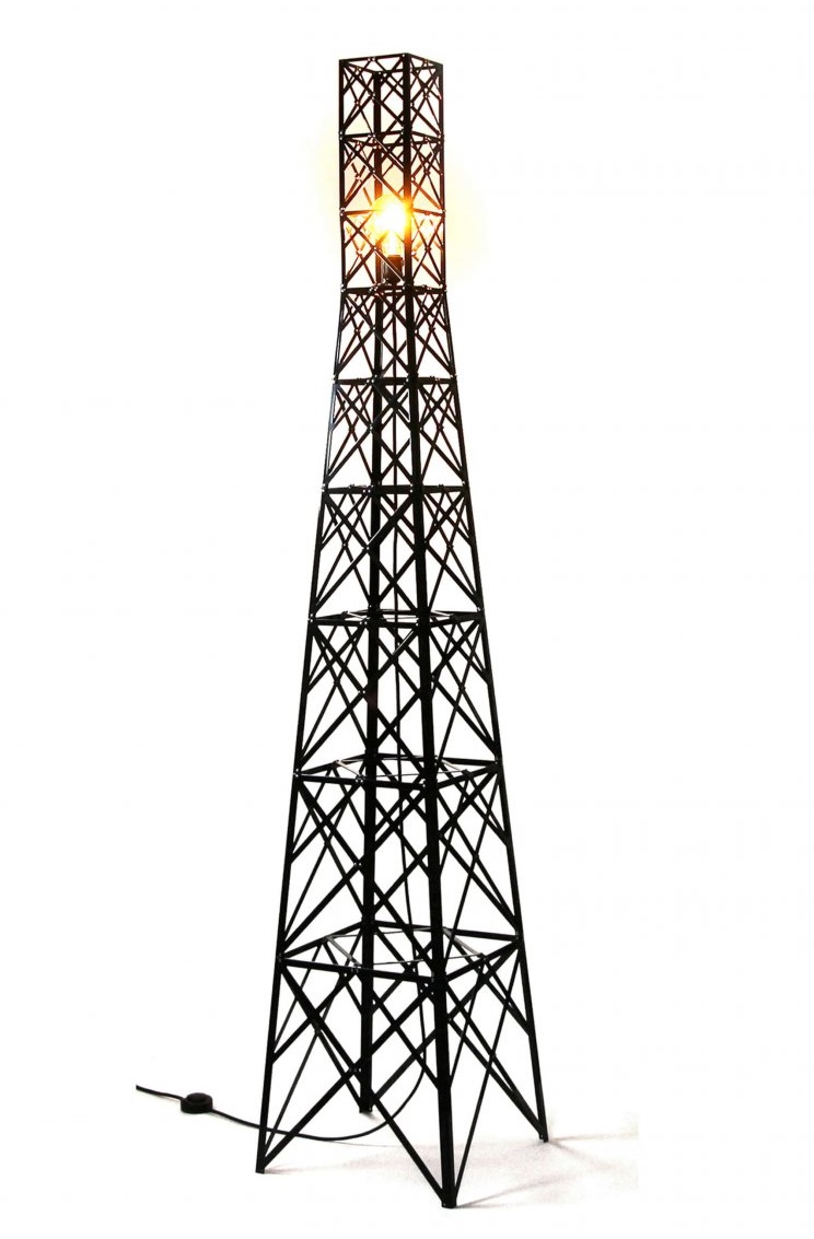 

Металлический торшер башня нодо