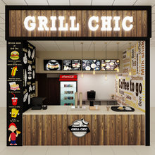 Фото из портфолио Кафе GRILL CHIC – фотографии дизайна интерьеров на INMYROOM