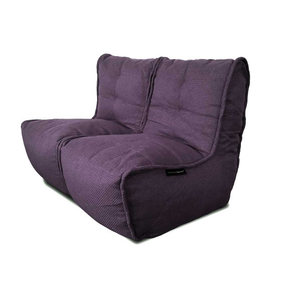 Бескаркасный диван Twin Couch™ - Aubergine Dream (темно-фиолетовый цвет)