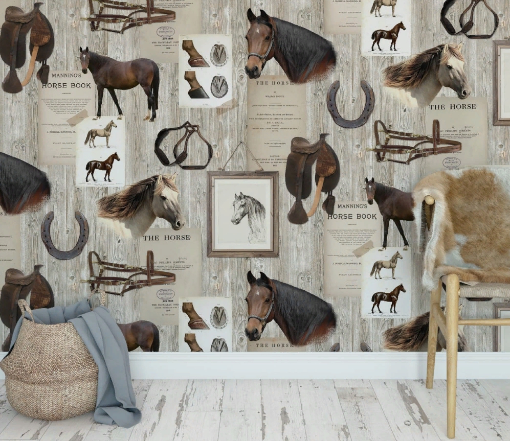 

Дизайнерские обои Horse Mania