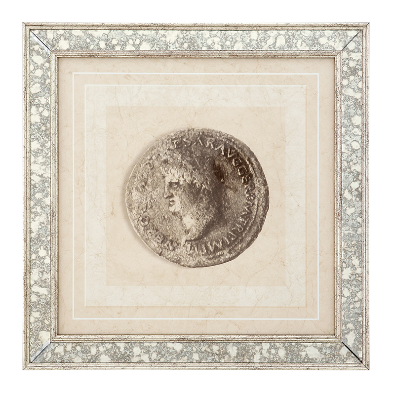 

Набор из шести постеров Roman Coins из состаренного стекла