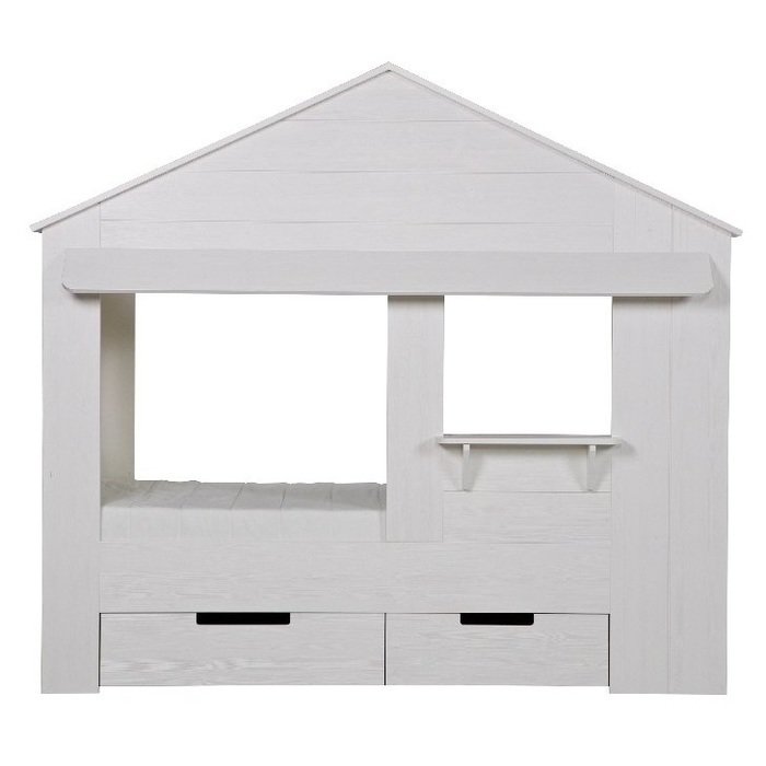 Кровать-домик De Eekhoorn "Huisie cupboard bed" 90х200 см Кровать-домик De Eekhoorn "Huisie cupboard bed" 90х200 см