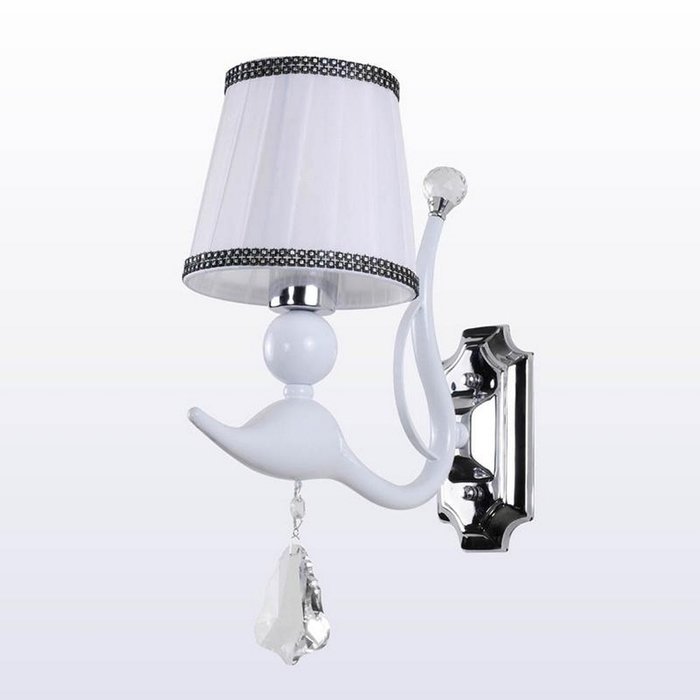 БРА CRYSTAL LUX FLAMINGO AP1 WHITE БРА CRYSTAL LUX FLAMINGO AP1 WHITE