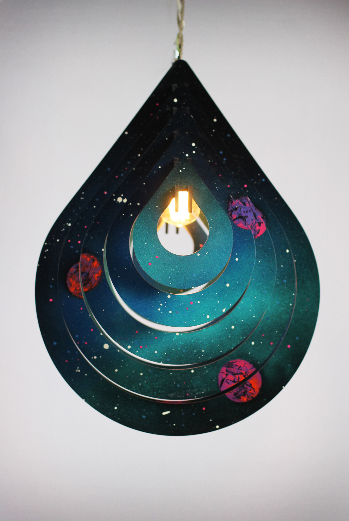 

Подвесной каплевидный светильник Spase Drop Lamp