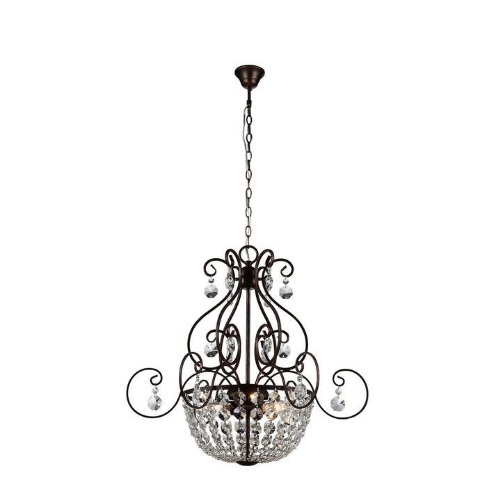 Подвесная люстра ST Luce Bellezza с декоративным плафоном из хрусталя Подвесная люстра ST Luce Bellezza с декоративным плафоном из хрусталя