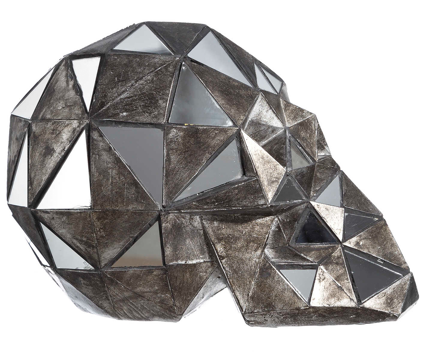 

Декор настольный череп серого цвета