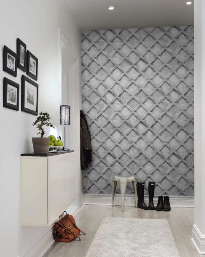 

Дизайнерские обои Concrete Trellis Grey