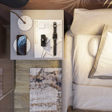 Фото из портфолио Спальня в городской квартире – фотографии дизайна интерьеров на INMYROOM