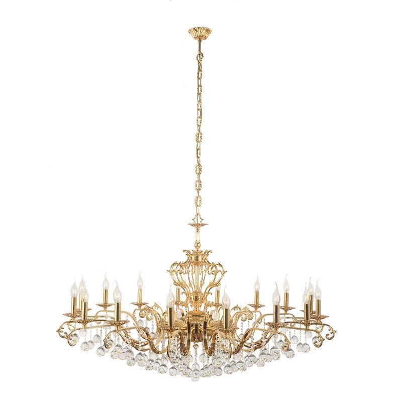 

Подвесная люстра Elite Fiorentino золотого цвета