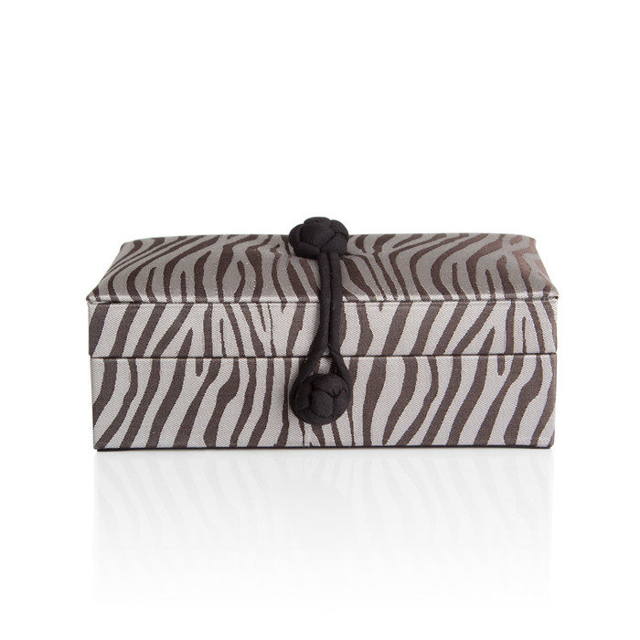 Шелковая шкатулка zebra silk Шелковая шкатулка zebra silk