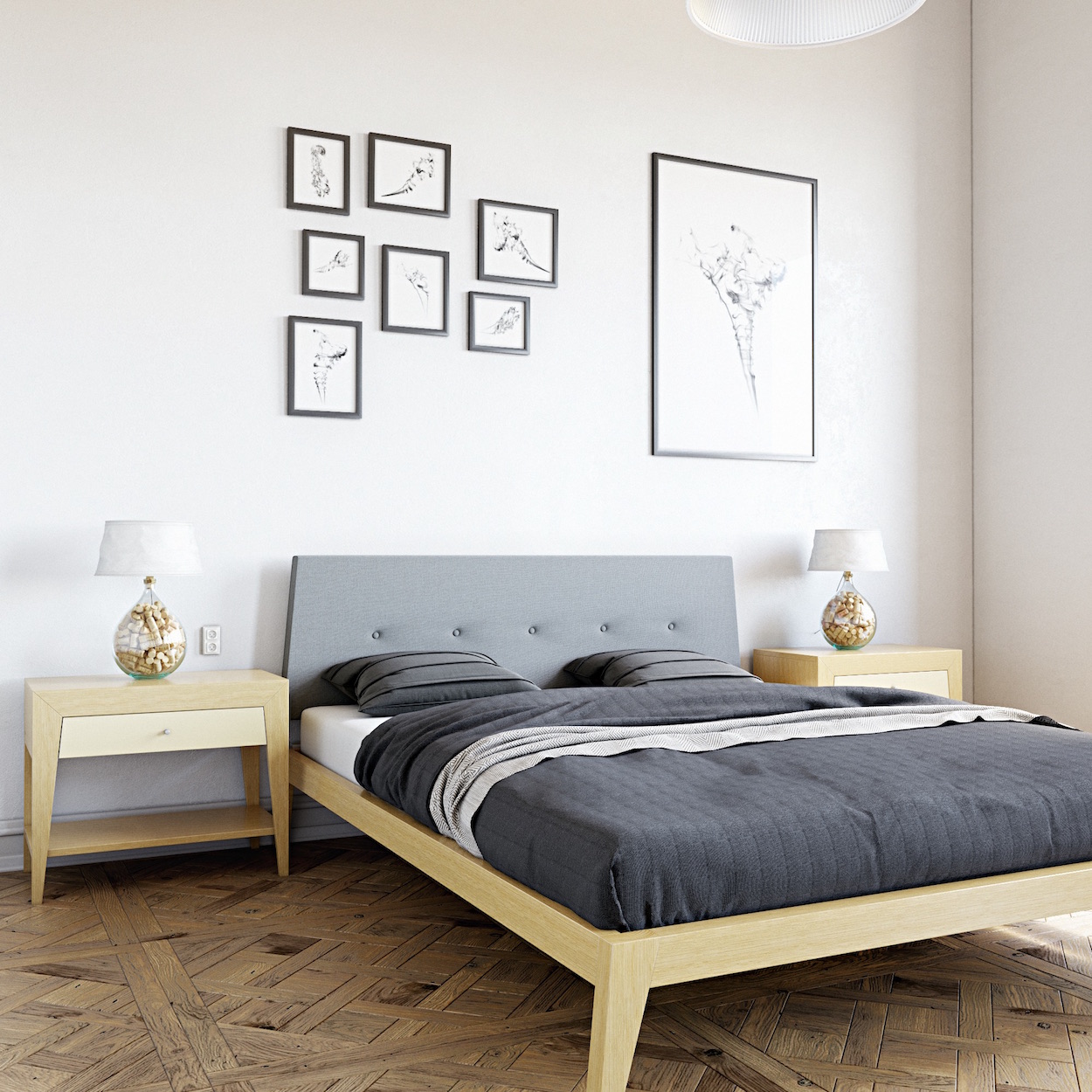 

Кровать Fly с мягким изголовьем 140х200 см