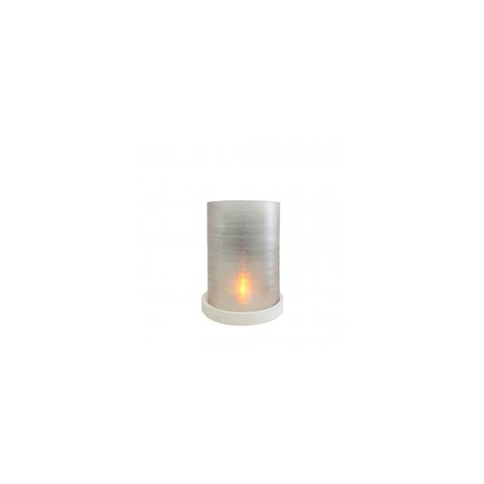 Подсвечник HURRICANE WITH STONE BASE SMALL Подсвечник HURRICANE WITH STONE BASE SMALL