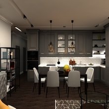 Фото из портфолио кухня гостиная – фотографии дизайна интерьеров на INMYROOM