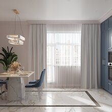 Фото из портфолио Кухня с фасадами благородного синего цвета – фотографии дизайна интерьеров на INMYROOM
