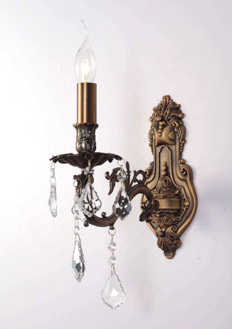 

Бра Lucia Tucci Barletta Antique с прозрачными подвесками