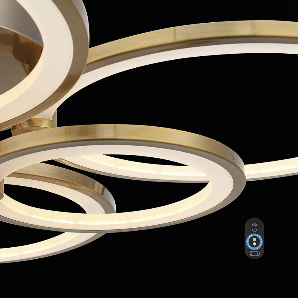 

Потолочная светодиодная люстра с пультом ду st Luce Twiddle Dimmer