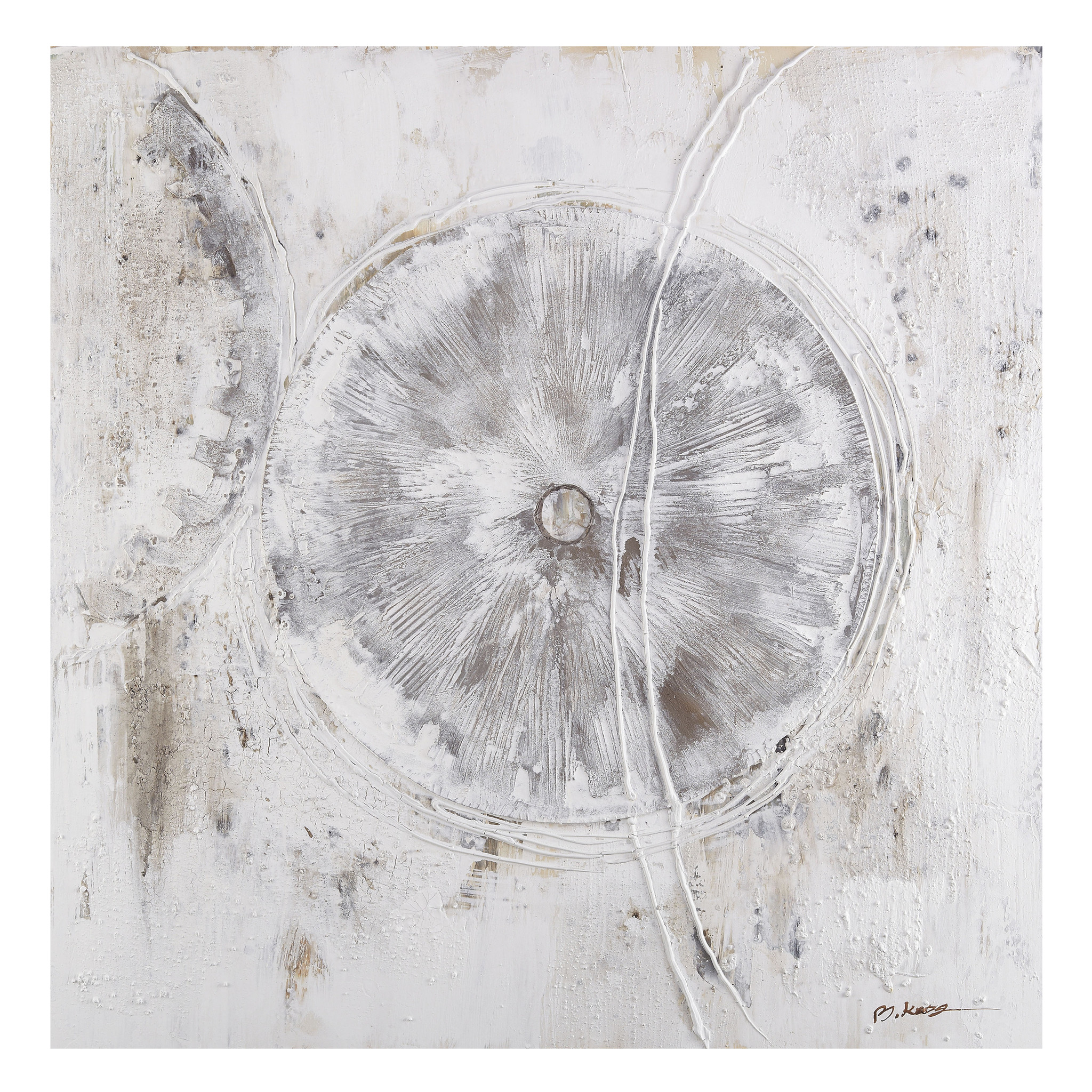 

Картина на подрамнике в серых тонах