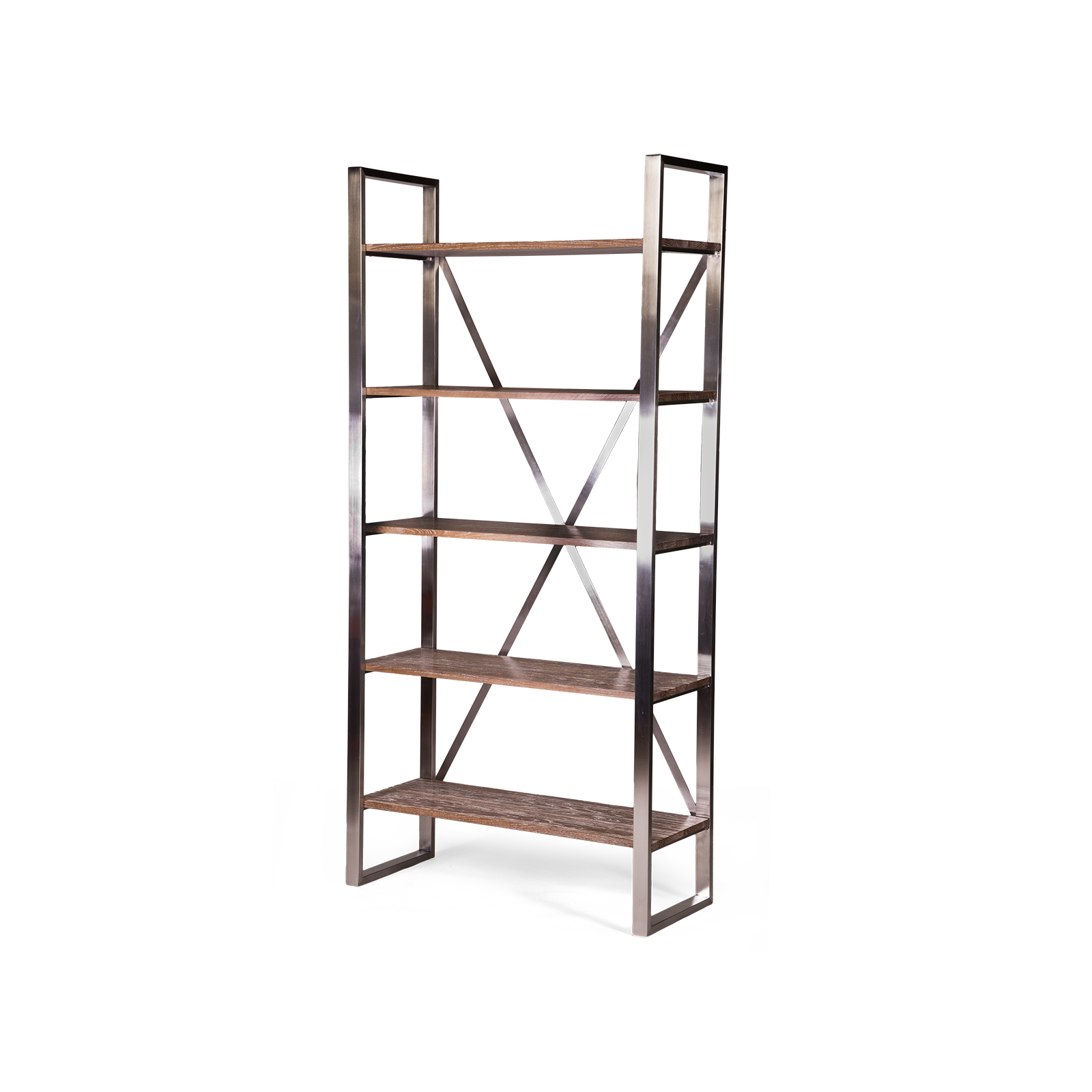 

Стеллаж Frame из массива дерева и металла