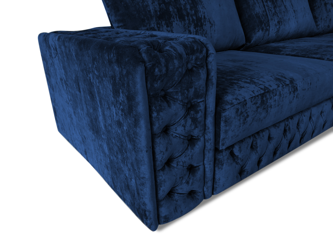

Угловой диван-кровать прадо синего цвета