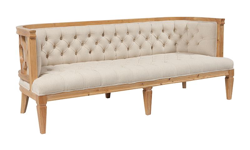 

Диван Entryway Sofa с каретной стяжкой