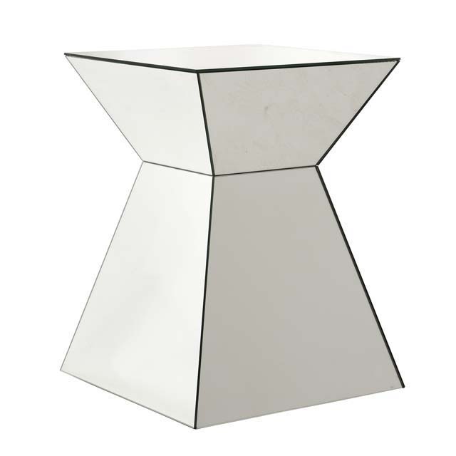 

Прикроватный журнальный столик Eichholtz Pyramid из зеркального стекла