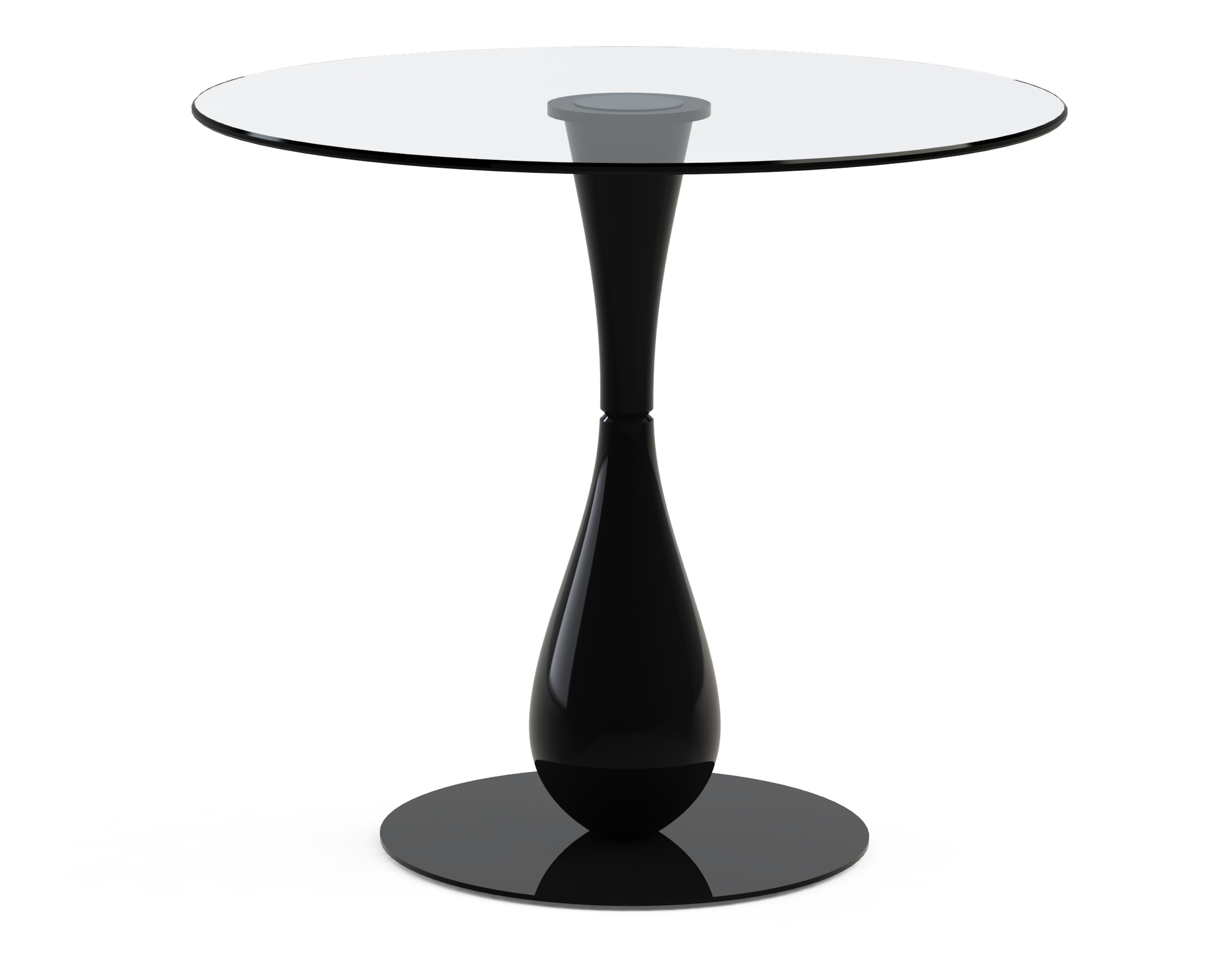 

Обеденный стол "Flos Black" со столешницей из закаленного стекла