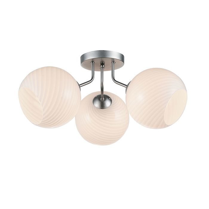 Потолочная люстра ST Luce Palloni с плафонами из белого стекла Потолочная люстра ST Luce Palloni с плафонами из белого стекла