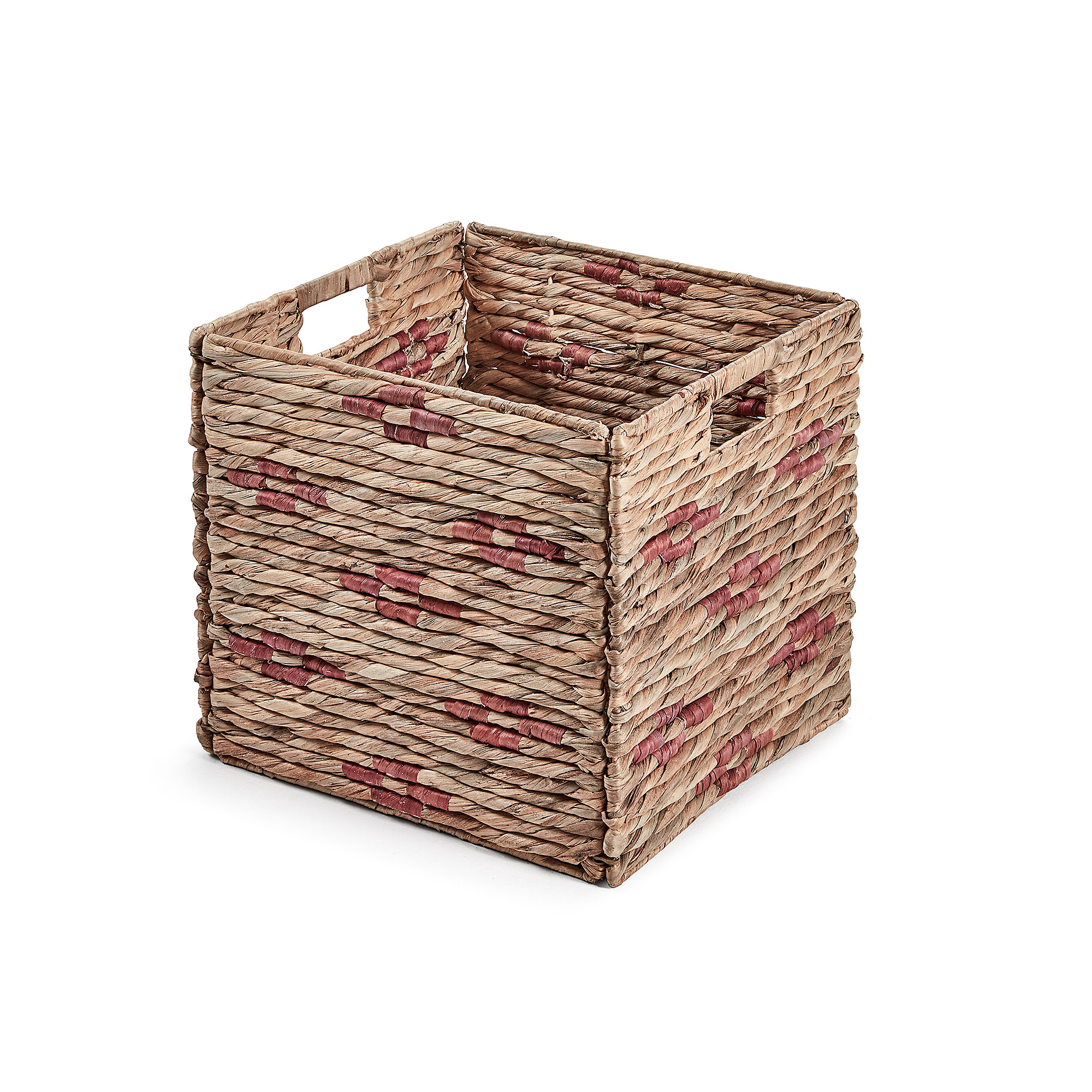 

Коробка Wooland Drawer in Coral из натурального волокна