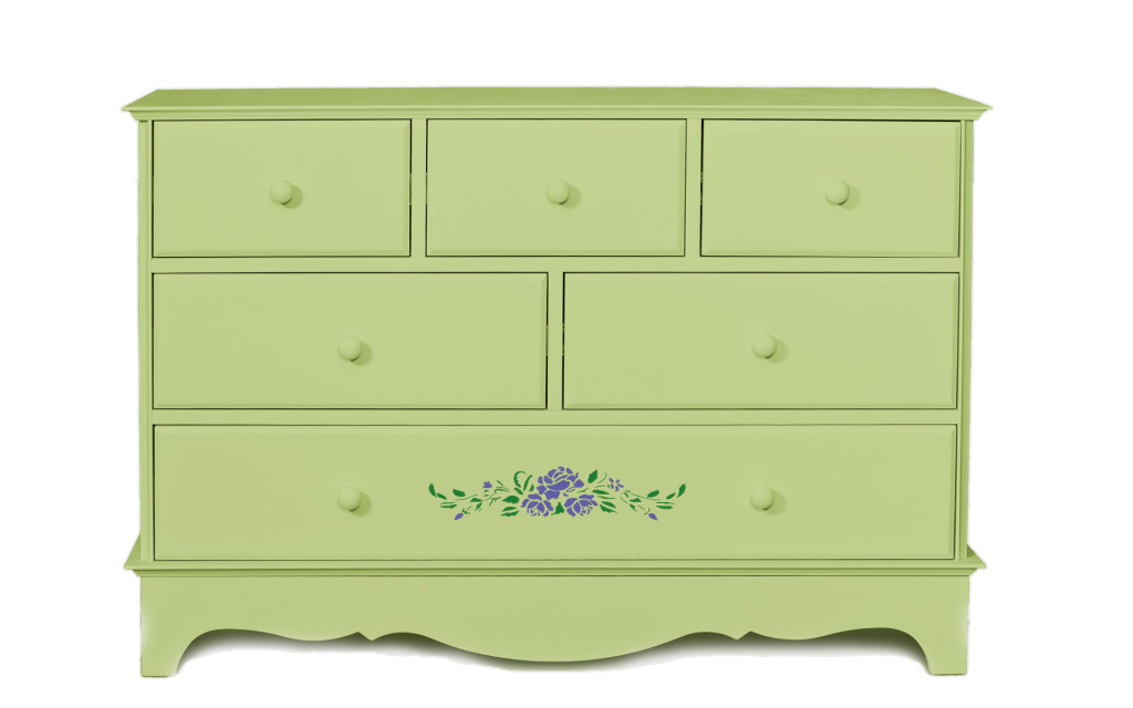 

Комод "Belle Fleur Olive" с объемным рисунком